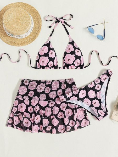 3pack fluid pattern halter triangle bikini swimsuit & beach skirt t485#, White;black
3pack fluid pattern halter triangle bikini swimsuit & beach skirt t485#, White;black