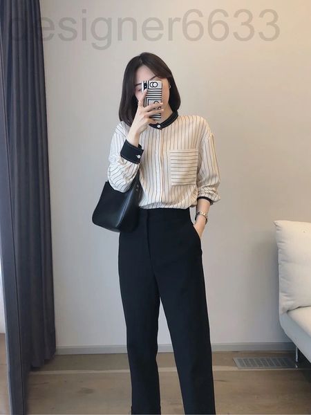 two piece dress designer 8713# early autumn women's fashion temperament chic striped shirt suit pants two-piece s00l, White
two piece dress designer 8713# early autumn women's fashion temperament chic striped shirt suit pants two-piece s00l, White
