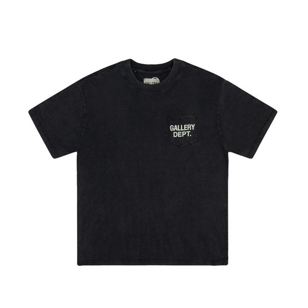 gallerydept designer shirt early spring wash used pocket printed letters short sleeves, White;black
gallerydept designer shirt early spring wash used pocket printed letters short sleeves, White;black
