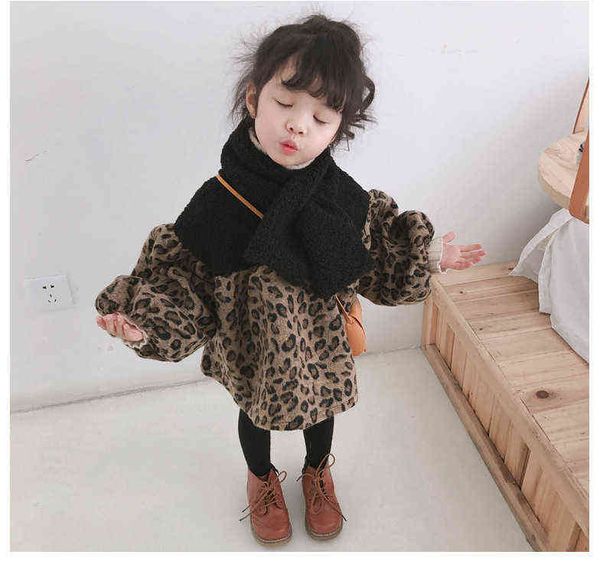 girls dress leopard print bib double layer plus velvet thick doll dress 2020 winter new japan korean style children's clothing l220715, Red;yellow
girls dress leopard print bib double layer plus velvet thick doll dress 2020 winter new japan korean style children's clothing l220715, Red;yellow