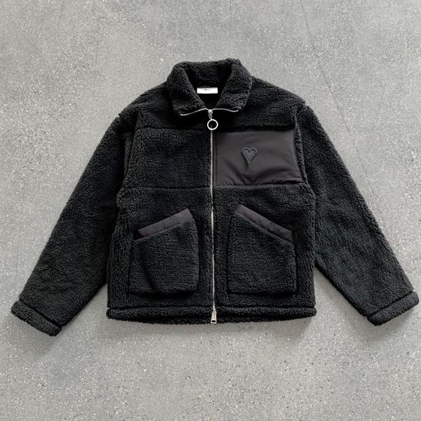 high version tide brand a22mi men's jacket classic lamb velvet stitching jacket simple loose cut thickened coat fashion men's wome, Black;brown
high version tide brand a22mi men's jacket classic lamb velvet stitching jacket simple loose cut thickened coat fashion men's wome, Black;brown