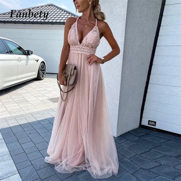 elegant chic solid party maxi dress women deep v-neck fashion lace patchwork mesh long dresses ladies backless cross dress 220509, Black;gray
elegant chic solid party maxi dress women deep v-neck fashion lace patchwork mesh long dresses ladies backless cross dress 220509, Black;gray