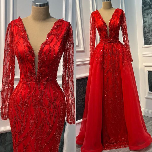 2022 plus size arabic aso ebi red mermaid sparkly prom dresses sequined lace evening formal party second reception birthday engagement gowns, Black
2022 plus size arabic aso ebi red mermaid sparkly prom dresses sequined lace evening formal party second reception birthday engagement gowns, Black