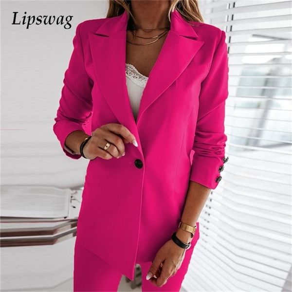 elegant solid blazer coats fashion turn-down collar outerwear casual women single button basic style office lady suit jacket 220402, White;black
elegant solid blazer coats fashion turn-down collar outerwear casual women single button basic style office lady suit jacket 220402, White;black