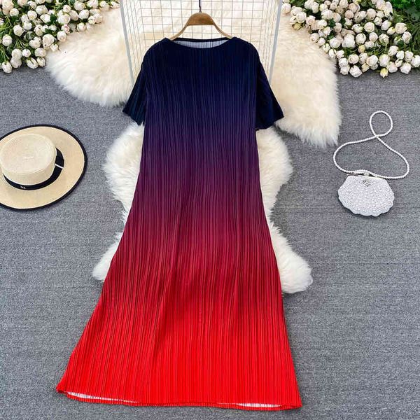 casual dresses light familiar style fashion round neck gradient loose temperament pleated dress short sleeve super fairy design a-shaped lon, Black;gray
casual dresses light familiar style fashion round neck gradient loose temperament pleated dress short sleeve super fairy design a-shaped lon, Black;gray