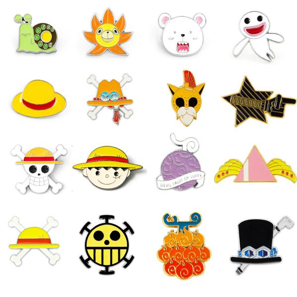 one piece enamel pins ocean adventure anime custom brooches lapel badges childhood cartoon jewelry gift for kids friends, Blue
one piece enamel pins ocean adventure anime custom brooches lapel badges childhood cartoon jewelry gift for kids friends, Blue