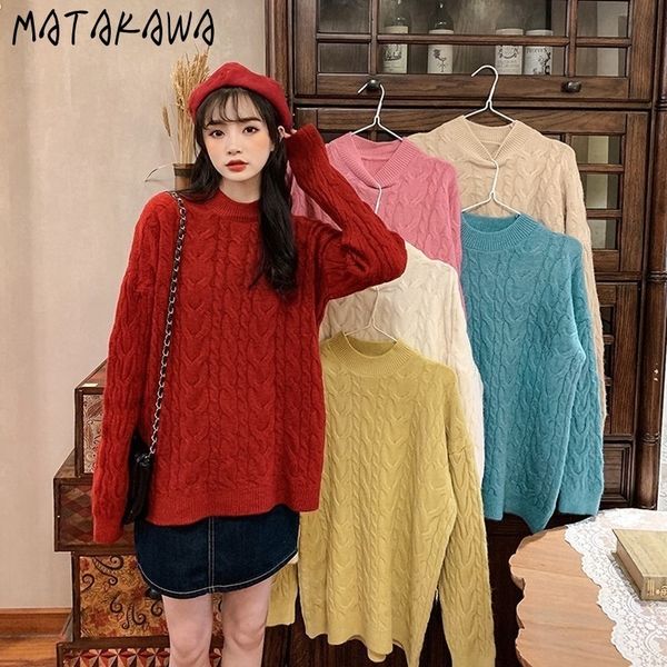 twist sweater women autumn and winter korean lazy wind woman sweaters outer wear loose pullover 210506, White;black
twist sweater women autumn and winter korean lazy wind woman sweaters outer wear loose pullover 210506, White;black