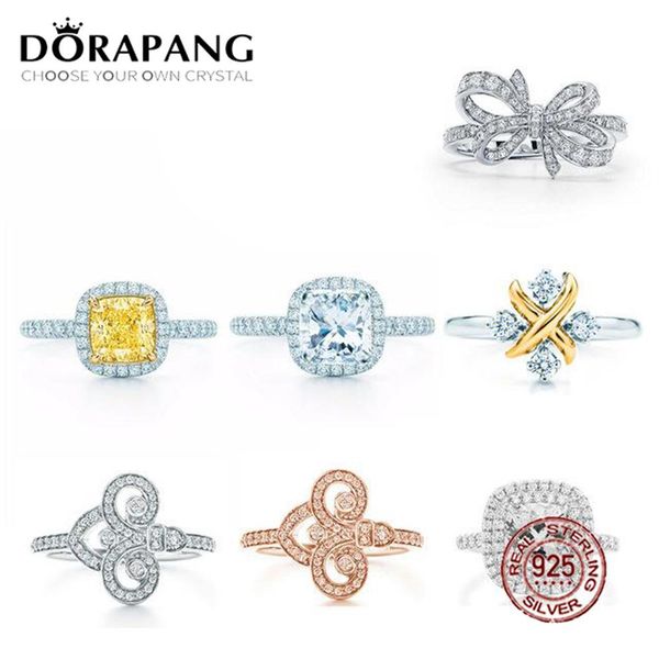 dorapang 100% 925 silver genuine geometric glitter zircon ring fishion bow ring rose gold ring women gift original jewelry176j
dorapang 100% 925 silver genuine geometric glitter zircon ring fishion bow ring rose gold ring women gift original jewelry176j