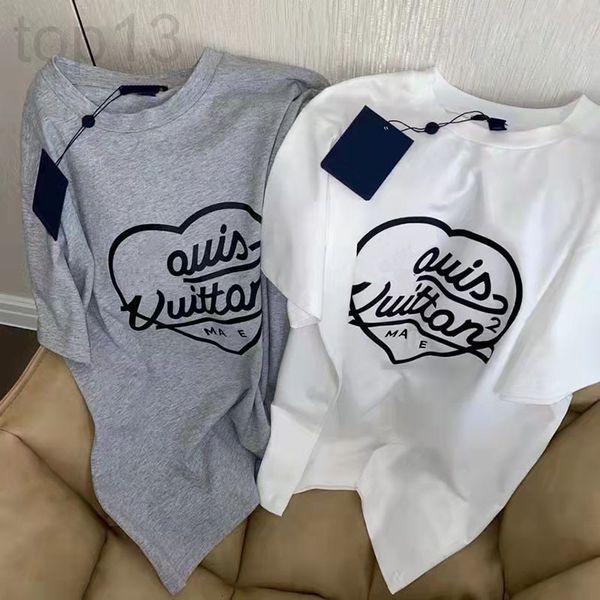 women's t-shirt designer 2022s trendy casual fashion short sleeve loose printed letters summer t-shirt for men and women, White
women's t-shirt designer 2022s trendy casual fashion short sleeve loose printed letters summer t-shirt for men and women, White
