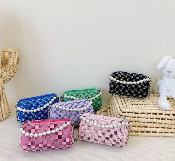 casual children shoulder handbag baby pearl pillow bags mini coin purse, Black
casual children shoulder handbag baby pearl pillow bags mini coin purse, Black