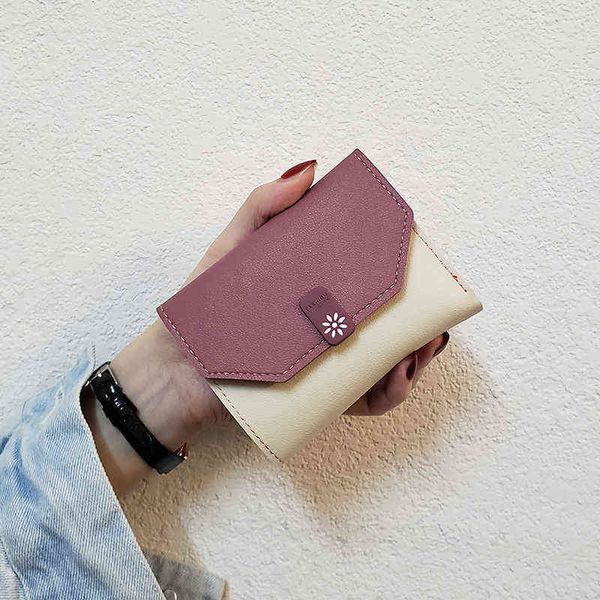 hbp women's korean ins women's 30% discount simple small square zero wallet mini folding short card 220718, Red;black
hbp women's korean ins women's 30% discount simple small square zero wallet mini folding short card 220718, Red;black