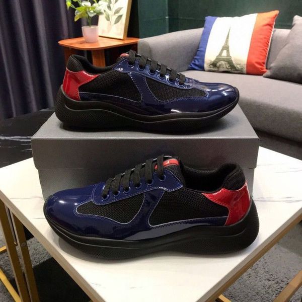 men sports running shoes cup sneaker designer sneakers patent leather flat trainers black blue mesh lace-up nylon casual shoe outdoor shoe l
men sports running shoes cup sneaker designer sneakers patent leather flat trainers black blue mesh lace-up nylon casual shoe outdoor shoe l
