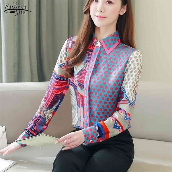 blusas mujer de moda womens and blouses spring long sleeve print silk shirts women blouses turn down collar shirt 8194 210326, White
blusas mujer de moda womens and blouses spring long sleeve print silk shirts women blouses turn down collar shirt 8194 210326, White