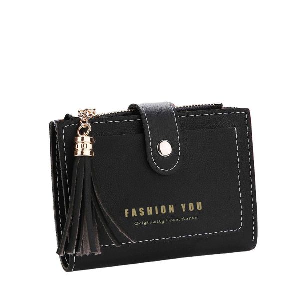2022 tassel women wallet small cute wallet women short pu leather women wallets zipper purses portefeuille female purse clutch, Red;black
2022 tassel women wallet small cute wallet women short pu leather women wallets zipper purses portefeuille female purse clutch, Red;black
