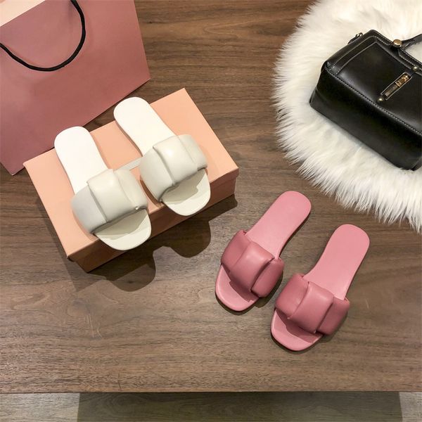 with box nappa leather slipper women luxury designer slides fashion ladies sandal shoe begonia pink white summer beach flat slippers womens, Black
with box nappa leather slipper women luxury designer slides fashion ladies sandal shoe begonia pink white summer beach flat slippers womens, Black