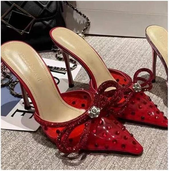8mach double bow rhinestone crystal-embellished transparent drill sandals pumps high heels shoes evening women luxurys designers dress shoes, Black
8mach double bow rhinestone crystal-embellished transparent drill sandals pumps high heels shoes evening women luxurys designers dress shoes, Black