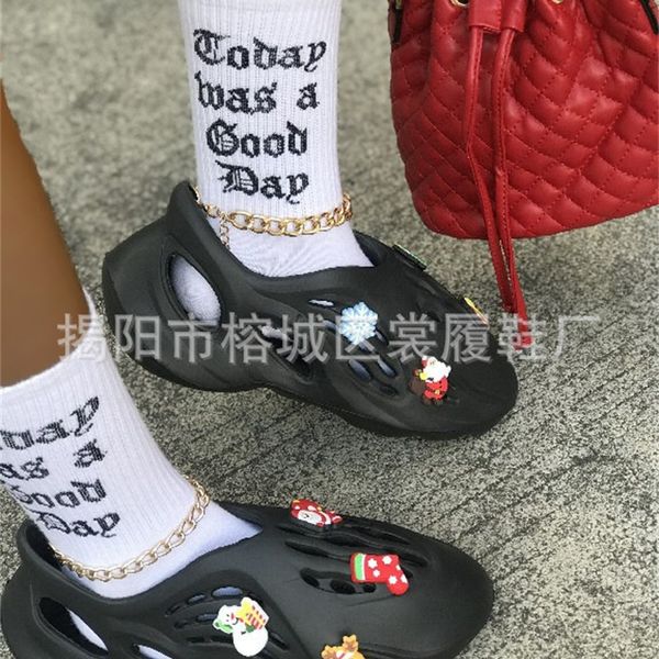 sandals designer 2021 christmas women's shoes large sandals personalized hole autumn and winter hollow 45cm, Black
sandals designer 2021 christmas women's shoes large sandals personalized hole autumn and winter hollow 45cm, Black
