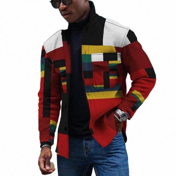 men's jackets spring and autumn 022 men's long-sleeved loose trendy fashion personality 3d digital square printing casual thin win, Black;brown
men's jackets spring and autumn 022 men's long-sleeved loose trendy fashion personality 3d digital square printing casual thin win, Black;brown