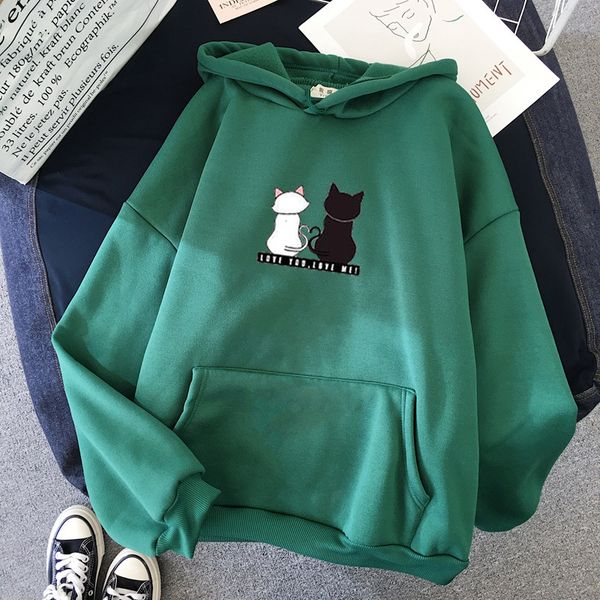 2022 streetwear hoodies women sweatshirt autumn spring long sleeve harajuku cute cat print female casual pullover sudadera mujer, Black
2022 streetwear hoodies women sweatshirt autumn spring long sleeve harajuku cute cat print female casual pullover sudadera mujer, Black