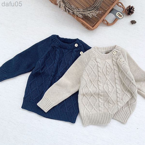 autumn baby children boys girls long sleeve pure color knitted sweater winter baby kids boys girls sweater children clothing l220803, Blue
autumn baby children boys girls long sleeve pure color knitted sweater winter baby kids boys girls sweater children clothing l220803, Blue
