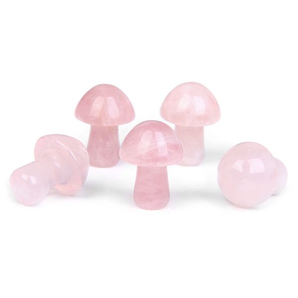 2cm mushroom stone carved natural rose quartz crystal healing reiki decoration craft home decor room ornament, Black
2cm mushroom stone carved natural rose quartz crystal healing reiki decoration craft home decor room ornament, Black