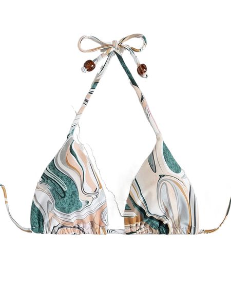 allover print halter triangle bikini o9of#, White;black
allover print halter triangle bikini o9of#, White;black