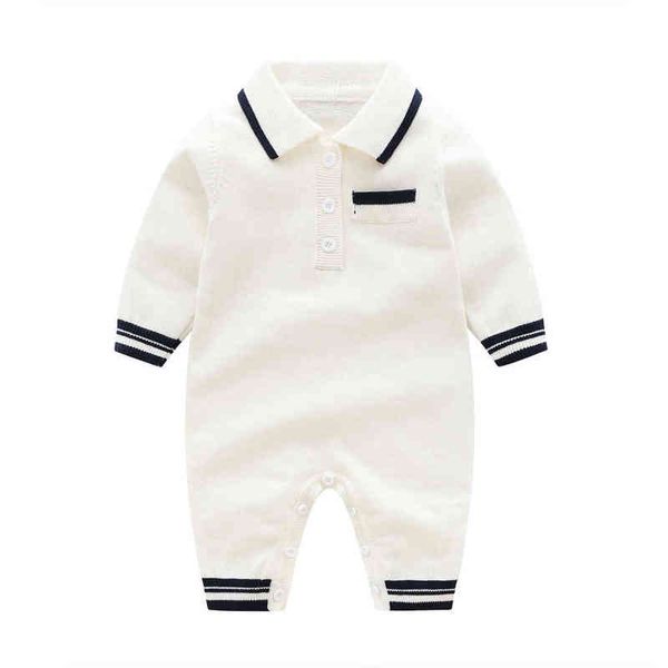 new autumn newborn baby clothes knit knitted sweater multicolor lapel long sleeve stripes cotton wool baby boy girl romper g220510, Blue
new autumn newborn baby clothes knit knitted sweater multicolor lapel long sleeve stripes cotton wool baby boy girl romper g220510, Blue