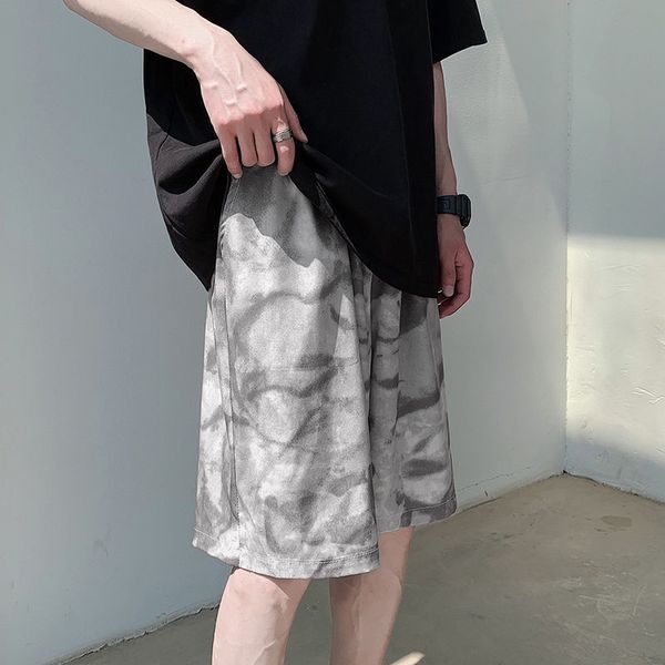 noestamal camouflage men shorts summer harajuku tie dyed casual short pants oversize knee length elastic waist sport trousers, White;black
noestamal camouflage men shorts summer harajuku tie dyed casual short pants oversize knee length elastic waist sport trousers, White;black