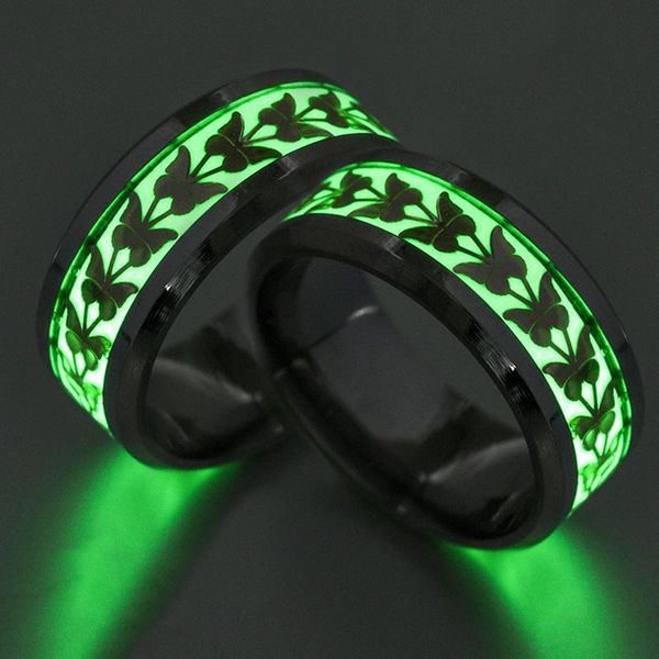 wedding rings custom stainless steel green light glow in the dark butterfly band luminous ring for man woman, Slivery;golden
wedding rings custom stainless steel green light glow in the dark butterfly band luminous ring for man woman, Slivery;golden
