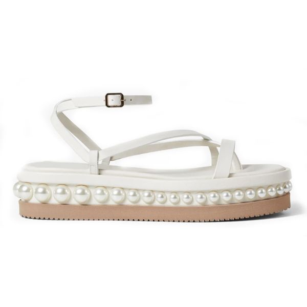 women sandals summer shoes woman 5cm dovina 100 pine flat pearl sandal plus size gladiator slip on beach size 35-41 with box, Black
women sandals summer shoes woman 5cm dovina 100 pine flat pearl sandal plus size gladiator slip on beach size 35-41 with box, Black