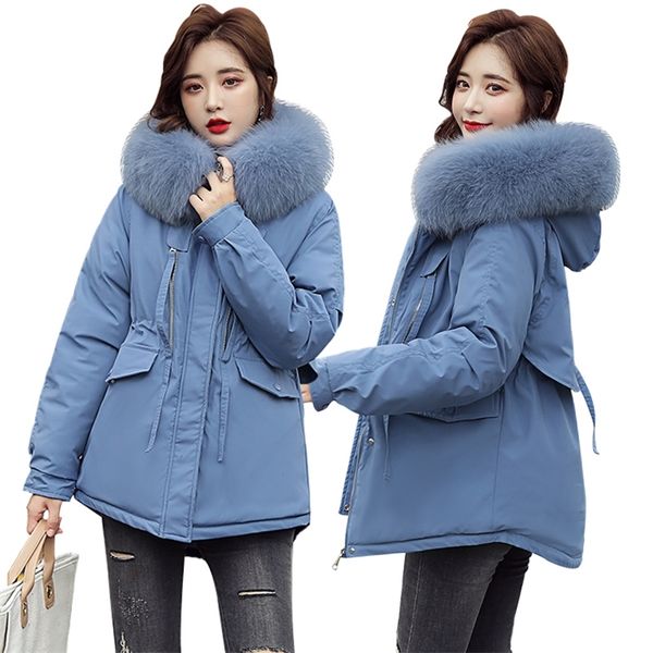 women winter parkas jacket new thick warm winter parkas coat fashion fur collar hooded women winter jacket parkas 201019, Black
women winter parkas jacket new thick warm winter parkas coat fashion fur collar hooded women winter jacket parkas 201019, Black