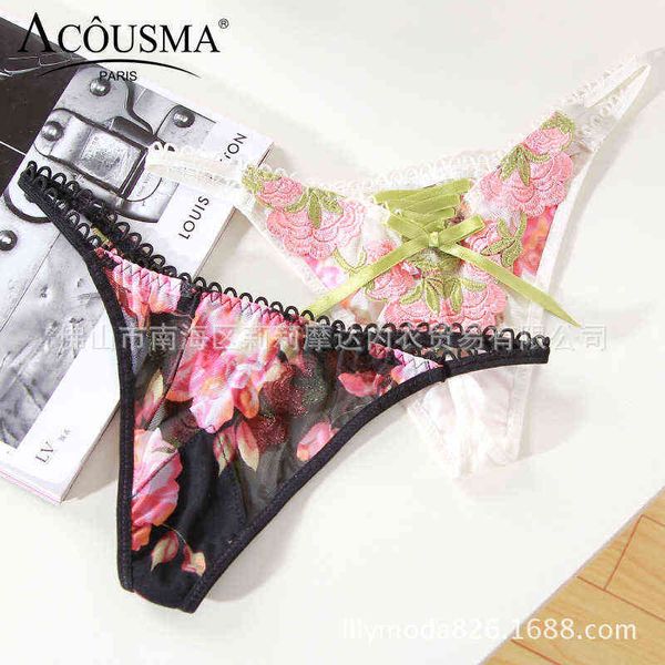 french high-quality embroidery ladies floral lace ladies underwear low-waist mesh hollow panties thongs t-pants panties w220324, Red;black
french high-quality embroidery ladies floral lace ladies underwear low-waist mesh hollow panties thongs t-pants panties w220324, Red;black