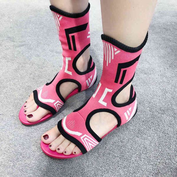 boots brand designer women's boots open socks cut flat shoes 3 colors casual stripes summer and autumn, Black
boots brand designer women's boots open socks cut flat shoes 3 colors casual stripes summer and autumn, Black