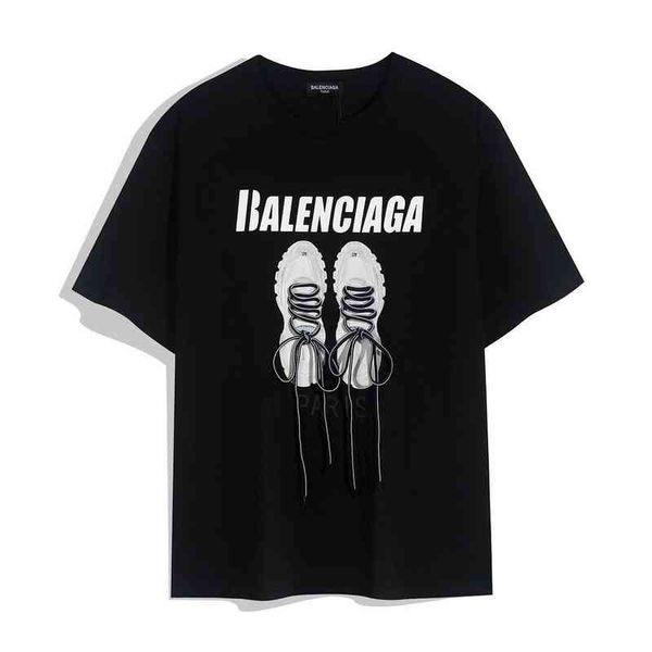 2022 designer bal t shirt 22 ceiling heavy-duty paris b shoelaces daddy shoes printed loose lovers short sleeves for men and women, White;black
2022 designer bal t shirt 22 ceiling heavy-duty paris b shoelaces daddy shoes printed loose lovers short sleeves for men and women, White;black