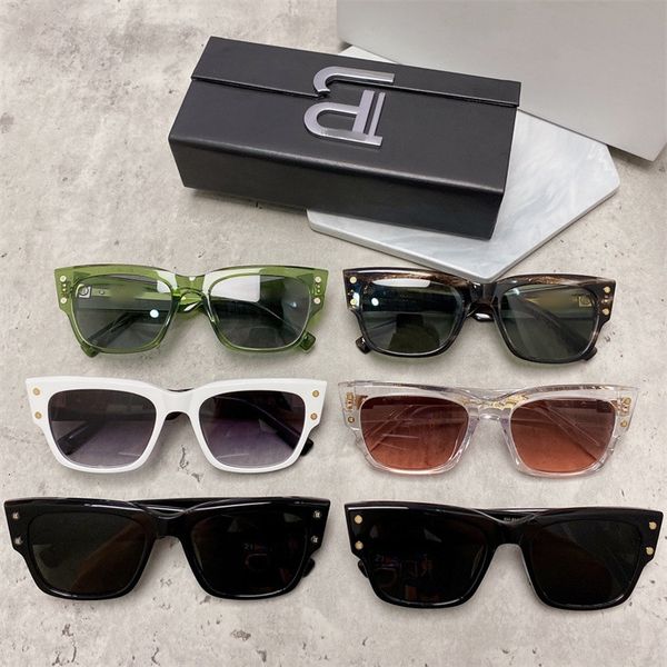 designer sunglasses b family style personalized plate square sunglass ins net red same face small sunglass bps118, White;black