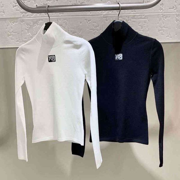 women's sweaters dang's style in autumn and winter high collar slim fit cotton letter knitwear bottomed shirt women's fashion, White;black
women's sweaters dang's style in autumn and winter high collar slim fit cotton letter knitwear bottomed shirt women's fashion, White;black