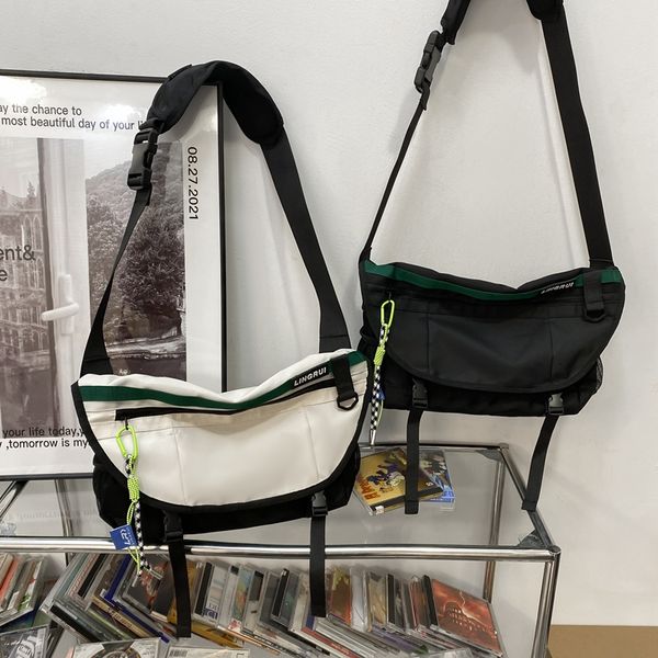 high-quality messenger bag men's ins tide brand bag personality street sports large-capacity shoulder bags
high-quality messenger bag men's ins tide brand bag personality street sports large-capacity shoulder bags