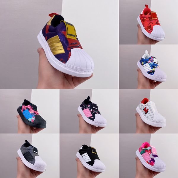designer cartoon spring autumn kids shoes for boys sneakers casual slip-on children shell head trainers girls superstars 360 c fashion strip
designer cartoon spring autumn kids shoes for boys sneakers casual slip-on children shell head trainers girls superstars 360 c fashion strip