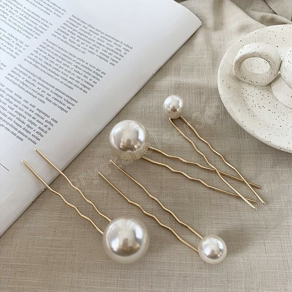 women big pearls hair sticks u shape metal hairpins ladies long hair clips sweet wedding hair accessories, Slivery;white
women big pearls hair sticks u shape metal hairpins ladies long hair clips sweet wedding hair accessories, Slivery;white