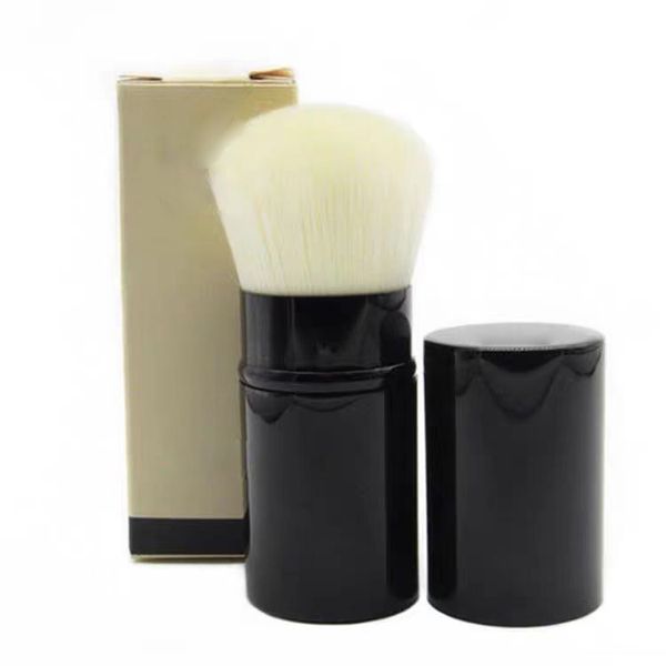 retractable makeup brushes soft hair metal tube brush makeup tools with color box