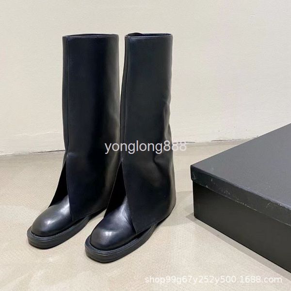boots net red same style ~ soft leather high tube boots, women's autumn and winter style, but knee trouser flat bottom, thin knight, Black 
boots net red same style ~ soft leather high tube boots, women's autumn and winter style, but knee trouser flat bottom, thin knight, Black
