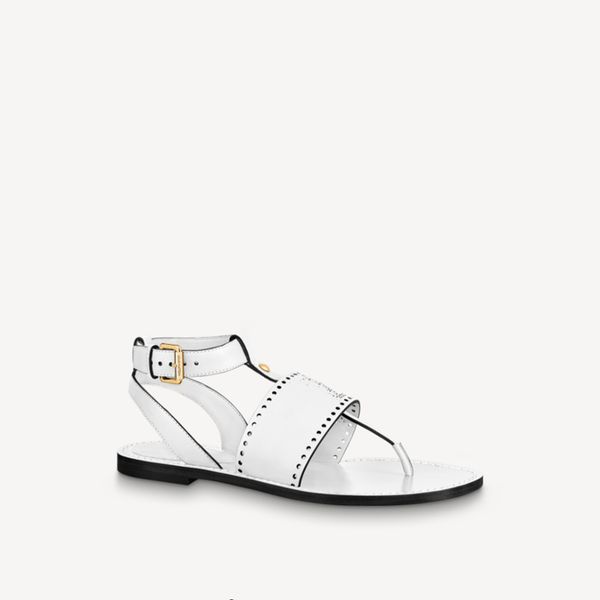 explosive women's horizon flat sandal 1a9rjk slippers slides white perforated calf leather wide front strap engraved buckle luxury supp, Black
explosive women's horizon flat sandal 1a9rjk slippers slides white perforated calf leather wide front strap engraved buckle luxury supp, Black