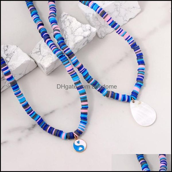 chains bohemia natural shell colorf polymer clay beads necklace for women mti-layer vintage yin yang beaded necklac bdedome dhcrk, Silver
chains bohemia natural shell colorf polymer clay beads necklace for women mti-layer vintage yin yang beaded necklac bdedome dhcrk, Silver