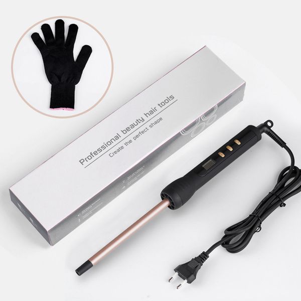 9mm hair curler lcd curling iron ceramic curling wand thin electric curling iron corrugated plate beauty hair styling tools perf
9mm hair curler lcd curling iron ceramic curling wand thin electric curling iron corrugated plate beauty hair styling tools perf
