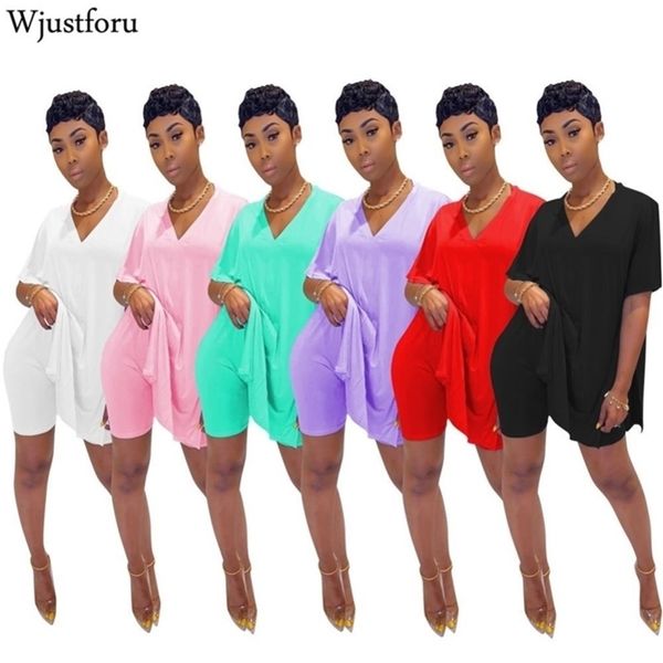 wjustforu casual two piece loose split pullover tshirt biker shorts set female summer elegant tracksuit women y201128, White
wjustforu casual two piece loose split pullover tshirt biker shorts set female summer elegant tracksuit women y201128, White