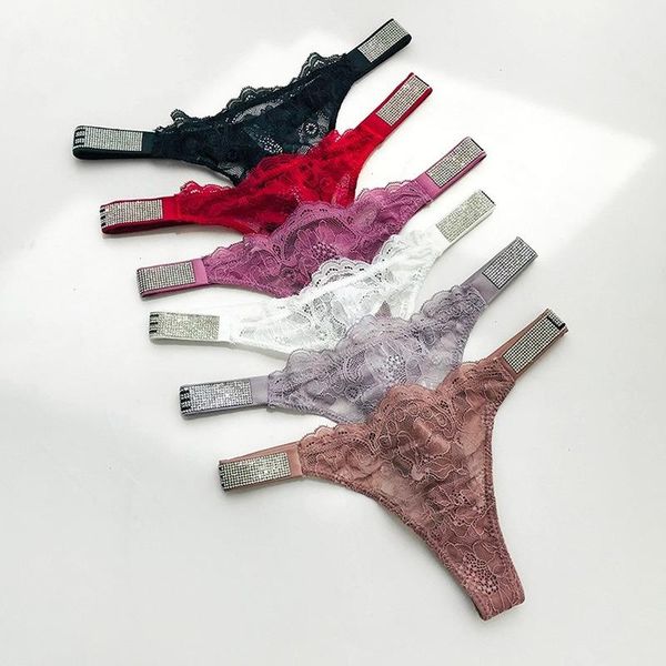 rhinestone lace panty womens thong ultra-thin see-through women g string lingerie femme, Black;pink
rhinestone lace panty womens thong ultra-thin see-through women g string lingerie femme, Black;pink