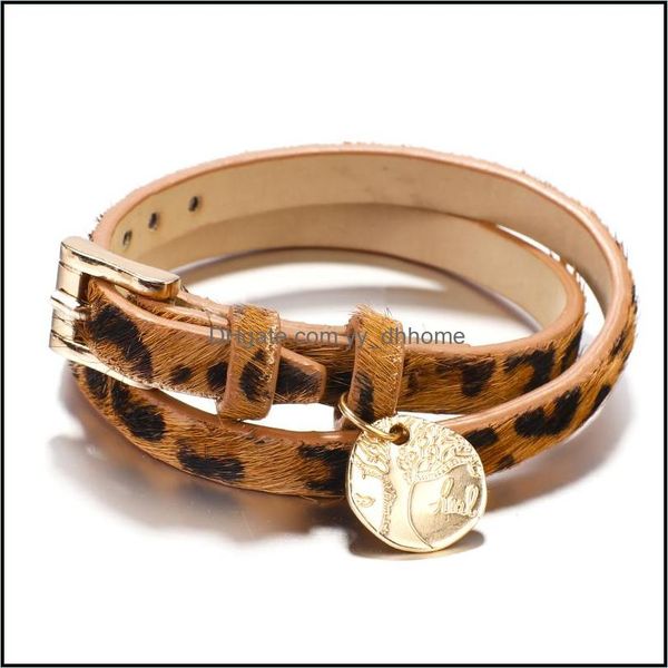 charm bracelets jewelry tree of life leopard leather for women fashion bohemian mtilayer wrap bracelet female drop delivery 2021 aglex, Golden;silver
charm bracelets jewelry tree of life leopard leather for women fashion bohemian mtilayer wrap bracelet female drop delivery 2021 aglex, Golden;silver