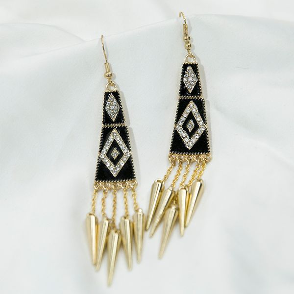 stud national wind restoring ancient ways alloy inlaid metal tassel ear diamond earring hook fashion niche contracted temperament in design, Golden;silver
stud national wind restoring ancient ways alloy inlaid metal tassel ear diamond earring hook fashion niche contracted temperament in design, Golden;silver