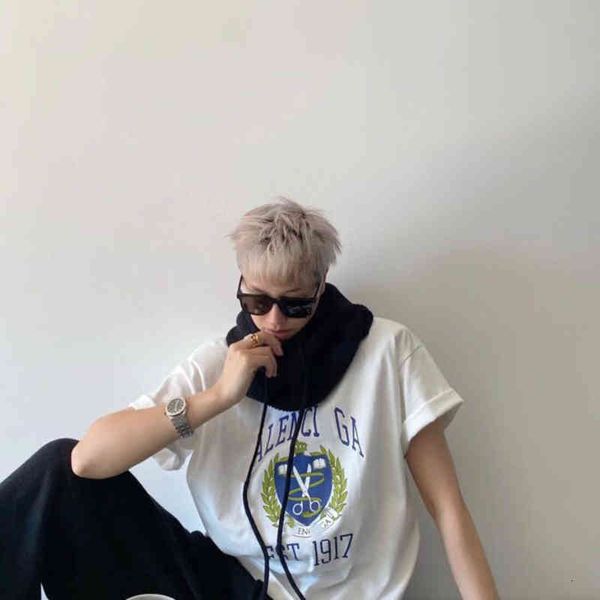 men's t-shirts high version summer paris wheat crown scissors print men's and women's short sleeve t-shirt, White;black
men's t-shirts high version summer paris wheat crown scissors print men's and women's short sleeve t-shirt, White;black