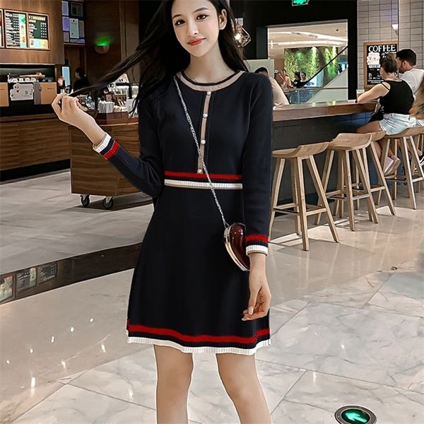 autumn winter knitted dresses hit color long sleeves elegant skinny sweater dress fashion vestidos 220817, Black;gray
autumn winter knitted dresses hit color long sleeves elegant skinny sweater dress fashion vestidos 220817, Black;gray